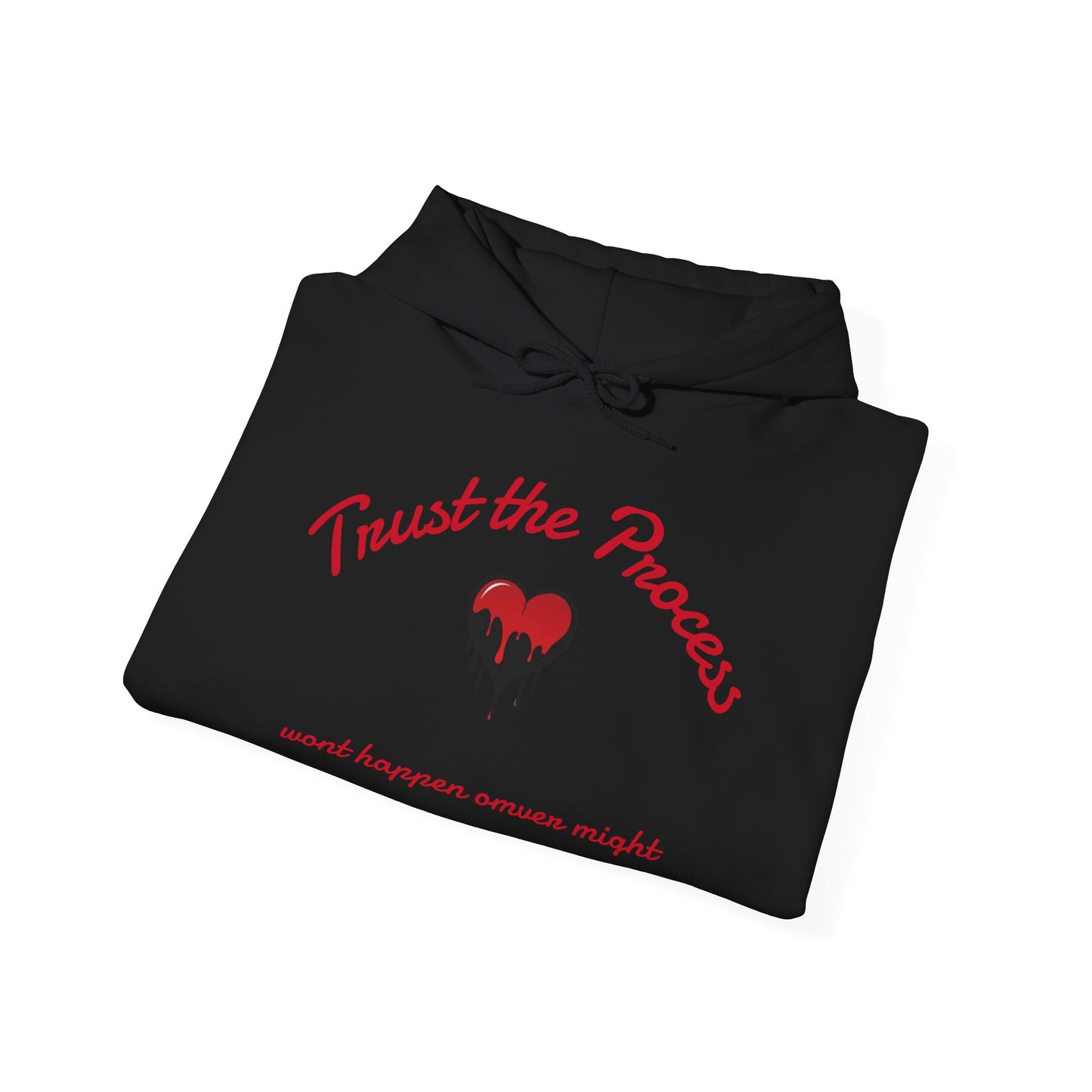 Trust the Process Hooded Sweatshirt, Motivational Hoodie, Unisex Sweatshirt, Casual Wear, Gifts for Him/Her, Inspirational Apparel